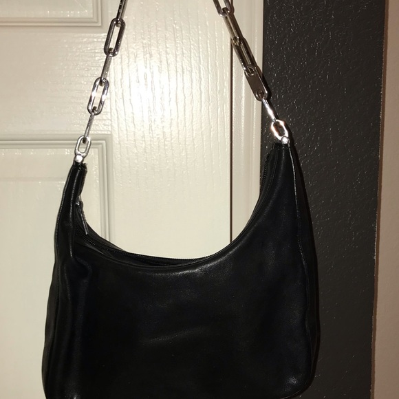 Vintage Authentic Gucci Handbag Silver Chain Strap - Picture 5 of 8